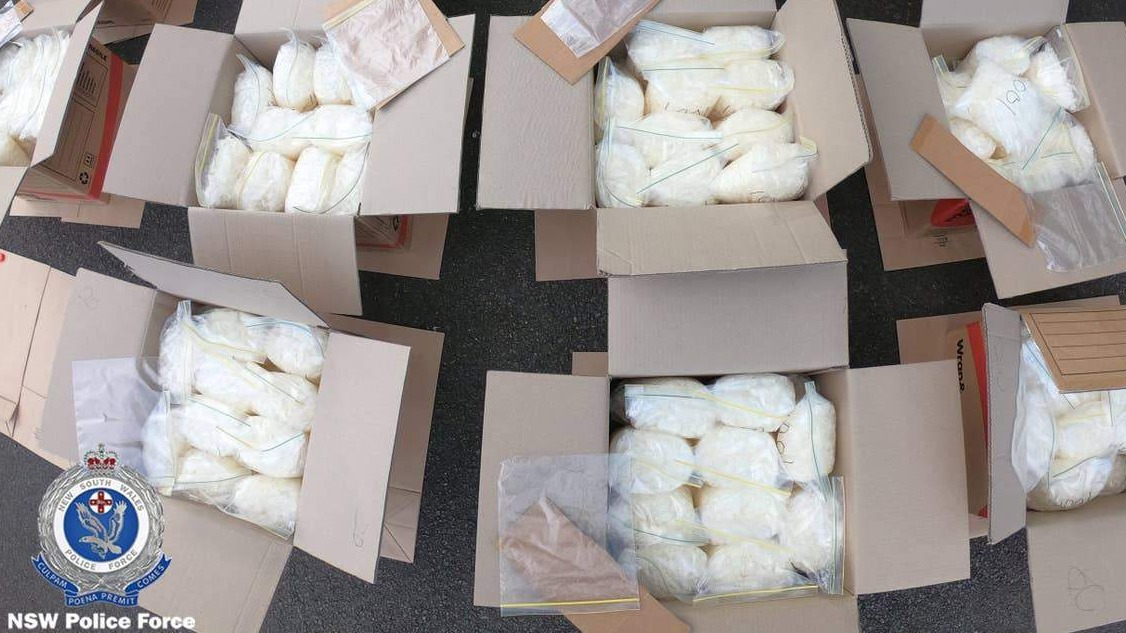 Van Carrying $140 Million Worth of Methamphetamine Crashes into Police Car